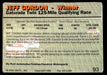 Jeff Gordon 1993 Action Packed Base Back of Card