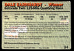 Dale Earnhardt 1993 Action Packed Base Back of Card