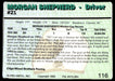 Morgan Shepherd 1993 Action Packed Base Back of Card