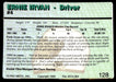 Ernie Irvan 1993 Action Packed Base Back of Card