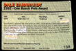 Dale Earnhardt 1993 Action Packed Base Back of Card