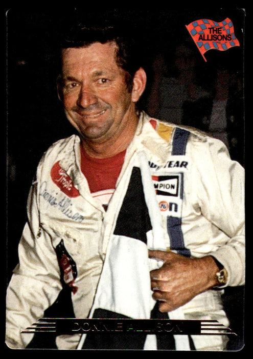 Donnie Allison 1993 Action Packed Base Front of Card