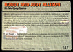 Bobby and Judy Allison 1993 Action Packed Base Back of Card