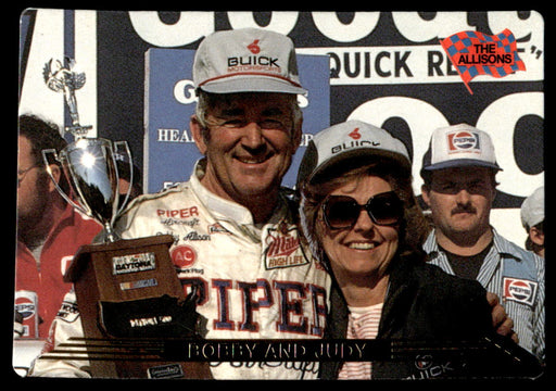 Bobby and Judy Allison 1993 Action Packed Base Front of Card