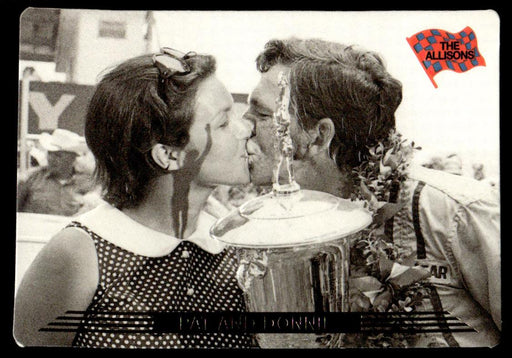 Pat and Donnie Allison 1993 Action Packed Base Front of Card