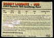 Bobby Labonte 1993 Action Packed Base Back of Card