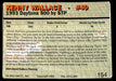 Kenny Wallace 1993 Action Packed Base Back of Card