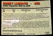 Bobby Labonte 1993 Action Packed Base Back of Card
