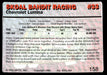 Harry Gant 1993 Action Packed Base Back of Card