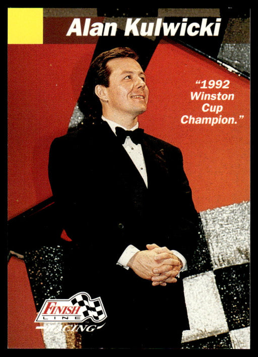 Alan Kulwicki 1993 Pro Set Finish Line Racing Base Front of Card