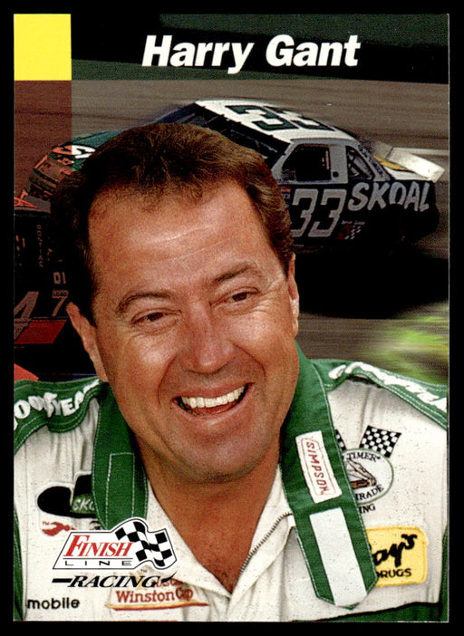 Harry Gant 1993 Pro Set Finish Line Racing Base Front of Card