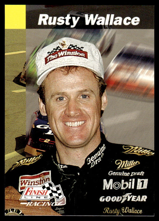 Rusty Wallace 1993 Pro Set Finish Line Racing Base Front of Card