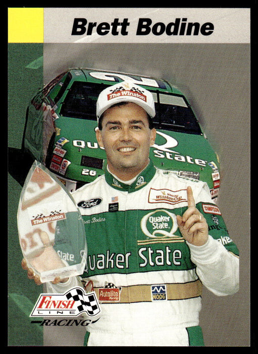 Brett Bodine 1993 Pro Set Finish Line Racing Base Front of Card