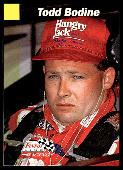 Todd Bodine 1993 Pro Set Finish Line Racing Base Front of Card
