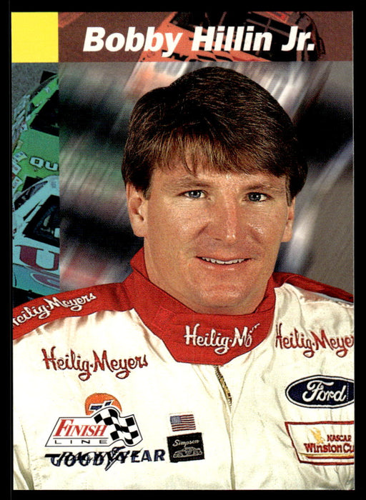 Bobby Hillin Jr. 1993 Pro Set Finish Line Racing Base Front of Card