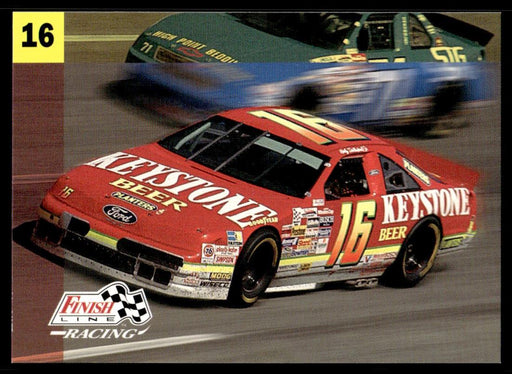 Wally Dallenbach Jr. 1993 Pro Set Finish Line Racing Base Front of Card