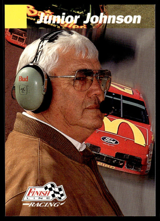 Junior Johnson 1993 Pro Set Finish Line Racing Base Front of Card