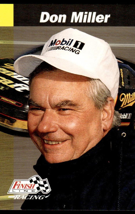 Don Miller 1993 Pro Set Finish Line Racing Base Front of Card