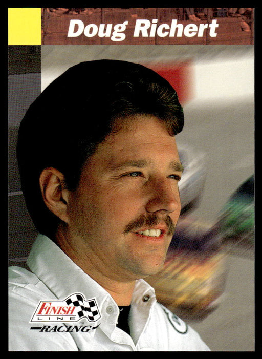 Doug Richert 1993 Pro Set Finish Line Racing Base Front of Card