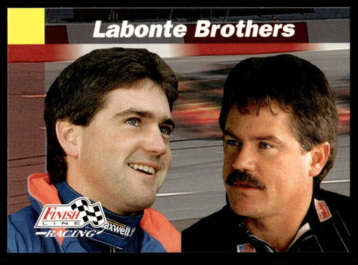 Terry Labonte/Bobby Labonte 1993 Pro Set Finish Line Racing Base Front of Card
