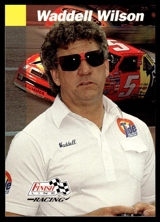Waddell Wilson 1993 Pro Set Finish Line Racing Base Front of Card