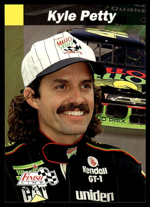 Kyle Petty 1993 Pro Set Finish Line Racing Base Front of Card