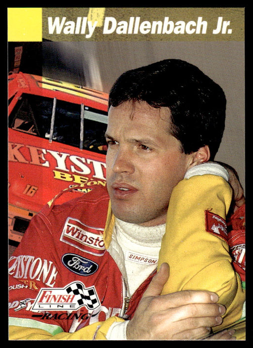 Wally Dallenbach Jr. 1993 Pro Set Finish Line Racing Base Front of Card