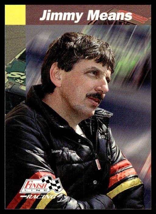Jimmy Means 1993 Pro Set Finish Line Racing Base Front of Card