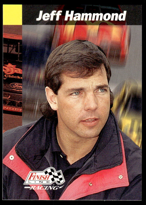 Jeff Hammond 1993 Pro Set Finish Line Racing Base Front of Card