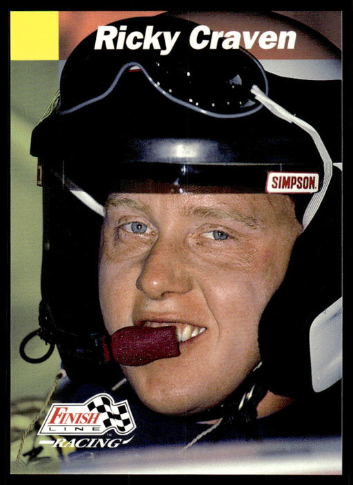 Ricky Craven 1993 Pro Set Finish Line Racing Base Front of Card