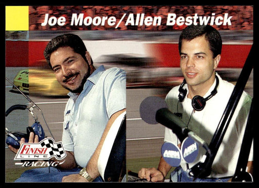 Joe Moore/Allen Bestwick 1993 Pro Set Finish Line Racing Base Front of Card