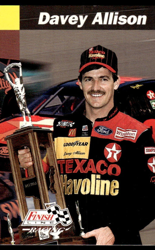 Davey Allison 1993 Pro Set Finish Line Racing Base Front of Card