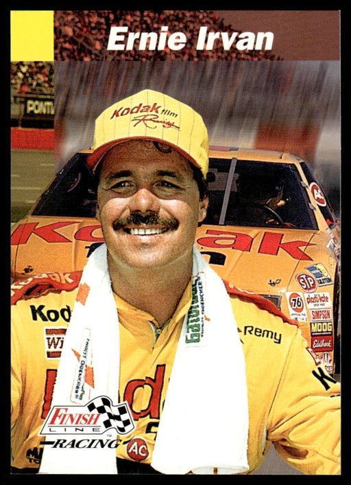 Ernie Irvan 1993 Pro Set Finish Line Racing Base Front of Card