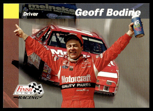 Geoff Bodine 1993 Pro Set Finish Line Racing Base Front of Card