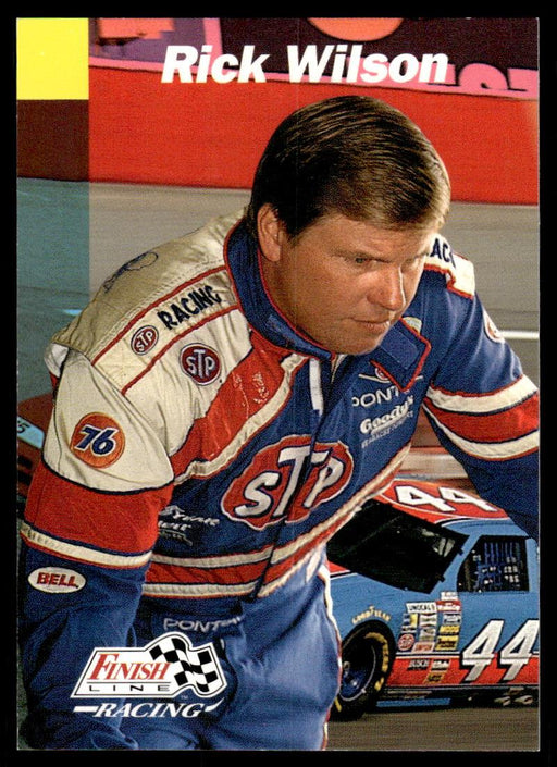 Rick Wilson 1993 Pro Set Finish Line Racing Base Front of Card