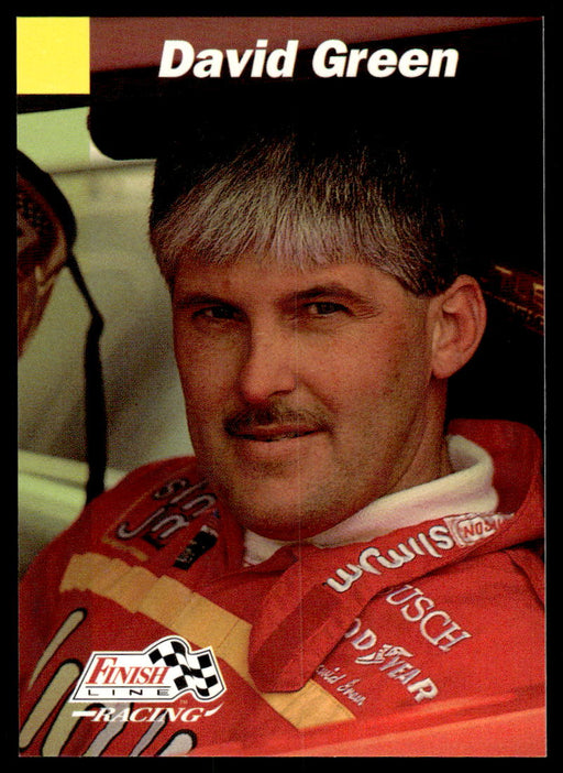 David Green 1993 Pro Set Finish Line Racing Base Front of Card