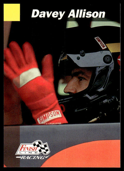 Davey Allison 1993 Pro Set Finish Line Racing Base Front of Card
