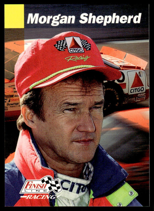 Morgan Shepherd 1993 Pro Set Finish Line Racing Base Front of Card