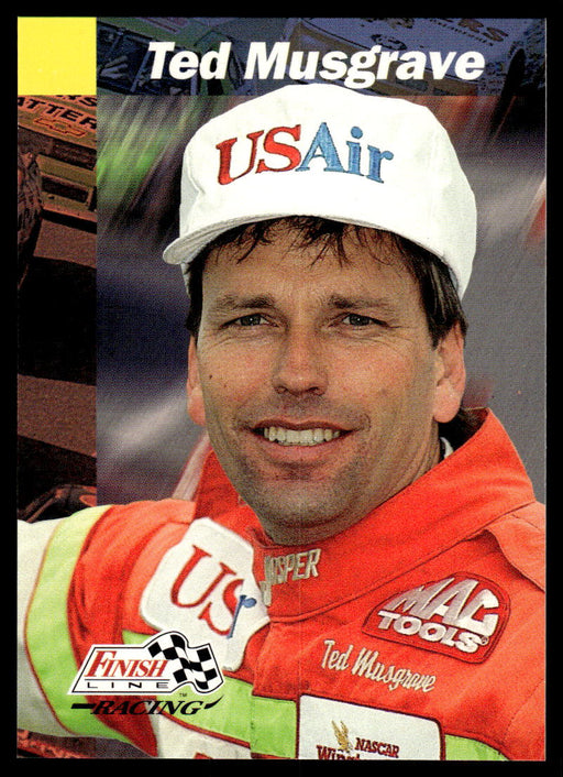 Ted Musgrave 1993 Pro Set Finish Line Racing Base Front of Card