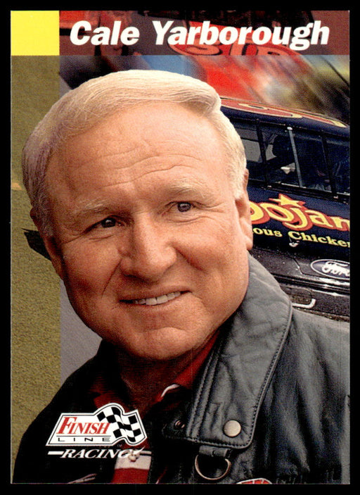 Cale Yarborough 1993 Pro Set Finish Line Racing Base Front of Card