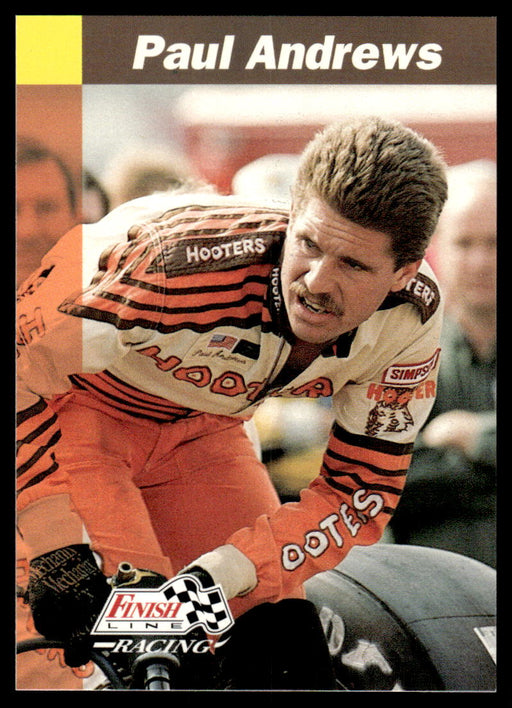 Paul Andrews 1993 Pro Set Finish Line Racing Base Front of Card