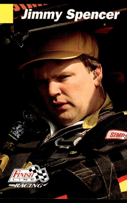 Jimmy Spencer 1993 Pro Set Finish Line Racing Base Front of Card