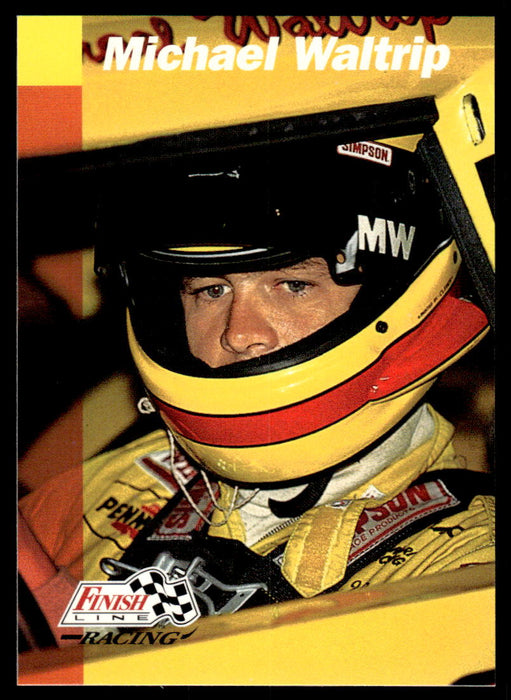 Michael Waltrip 1993 Pro Set Finish Line Racing Base Front of Card