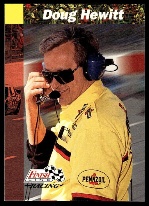 Doug Hewitt 1993 Pro Set Finish Line Racing Base Front of Card