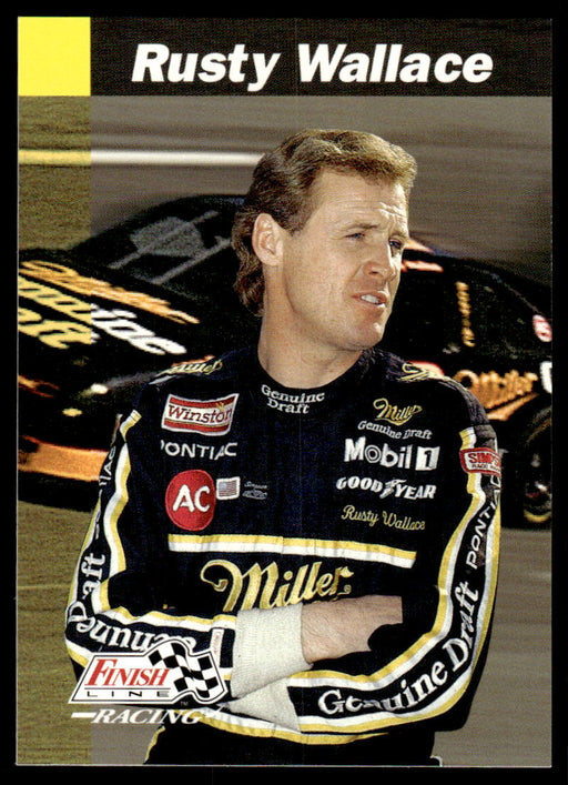 Rusty Wallace 1993 Pro Set Finish Line Racing Base Front of Card