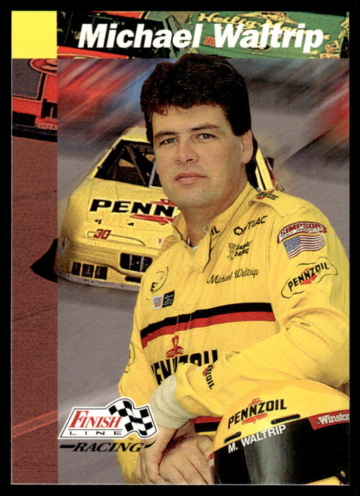 Michael Waltrip 1993 Pro Set Finish Line Racing Base Front of Card