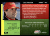 Larry Hedrick 1993 Pro Set Finish Line Racing Base Back of Card