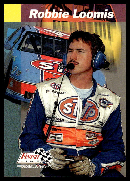 Robbie Loomis 1993 Pro Set Finish Line Racing Base Front of Card
