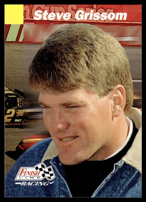 Steve Grissom 1993 Pro Set Finish Line Racing Base Front of Card