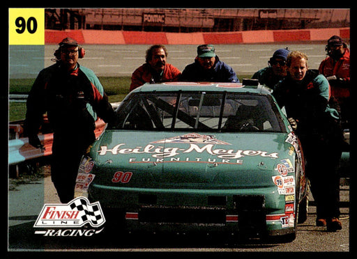 Bobby Hillin Jr. 1993 Pro Set Finish Line Racing Base Front of Card